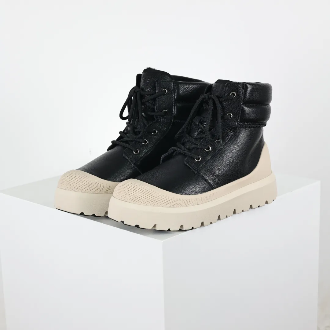 Copy price 💰720 Core recommendation Good price UGG sheepskin and fur integrated snow boots for men and women on the platform for foreign trade UGG Neumel Weather Hybrid men's high-top snow boots 1158208 Produced by the production line of a ten-year-old brand shoemaking factory, paying attention to every detail Longfeng A-grade genuine sheepskin and fur integrated products are completely manufactured in accordance with the ZP process. Size: 35 36 37 38 39 40 41 42 43 44 45